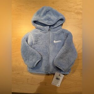 NWT Nike Blue Sherpa Hoodie 12 month